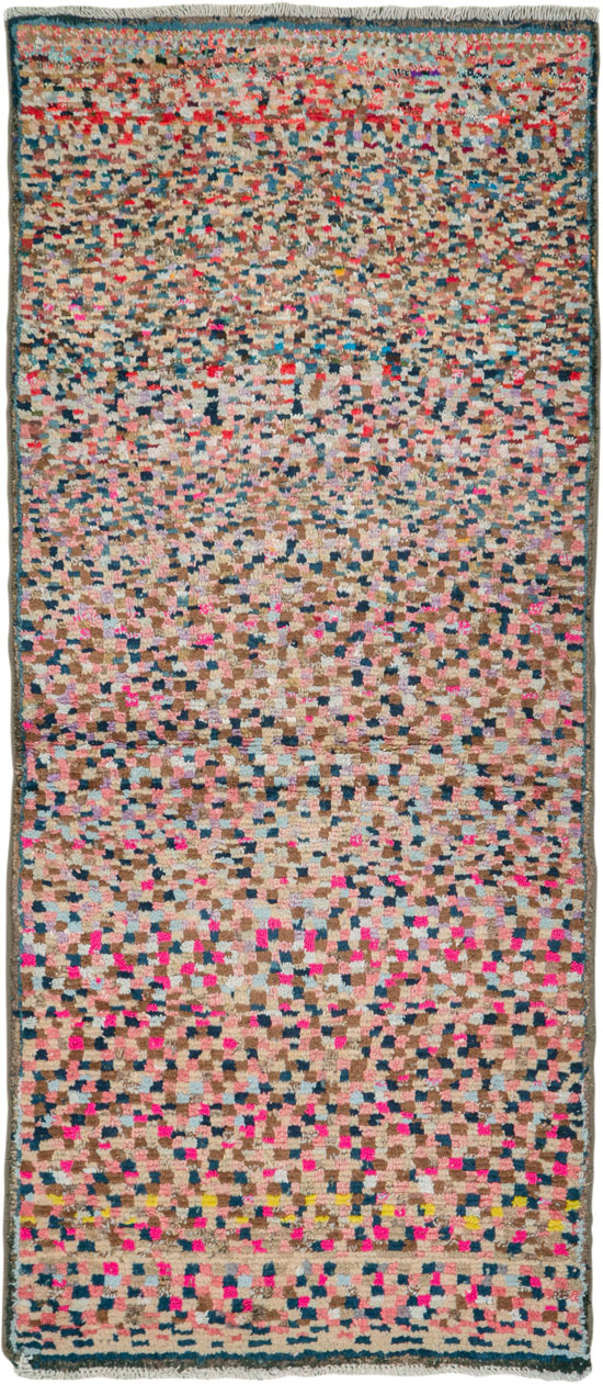 Vintage Persian Gabbeh Rug, No.26191 - Gss