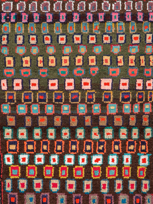 Vintage Persian Hamadan Rug, No.26192 - Gss