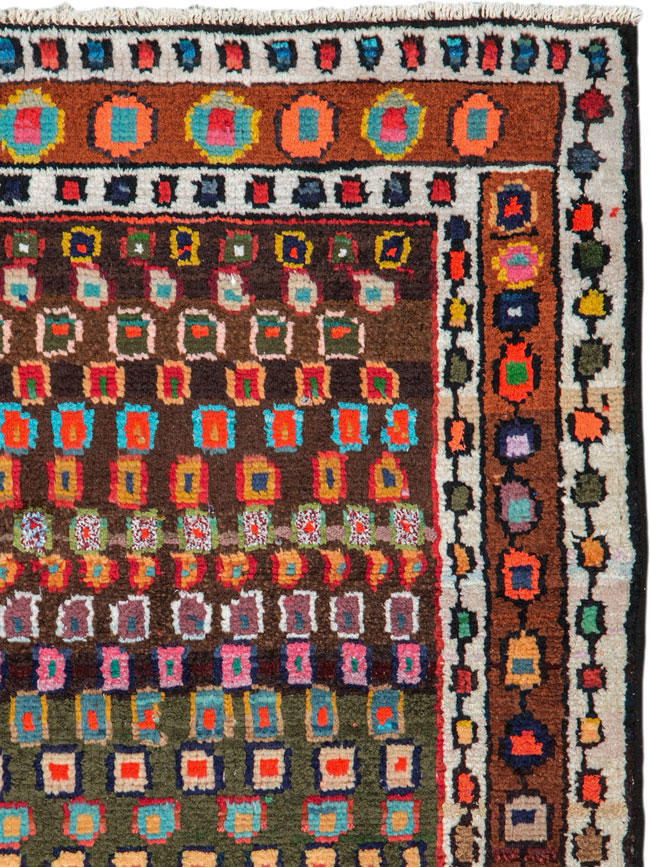 Vintage Persian Hamadan Rug, No.26192 - Gss