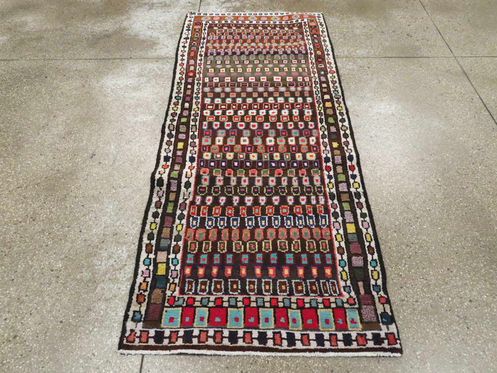 Vintage Persian Hamadan Rug, No.26192 - Gss