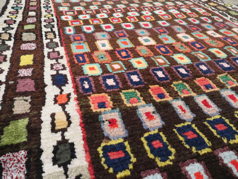 Vintage Persian Hamadan Rug, No.26192 - Gss