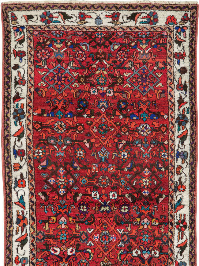 Vintage Persian Hamadan Runner, No.26193 - Gss