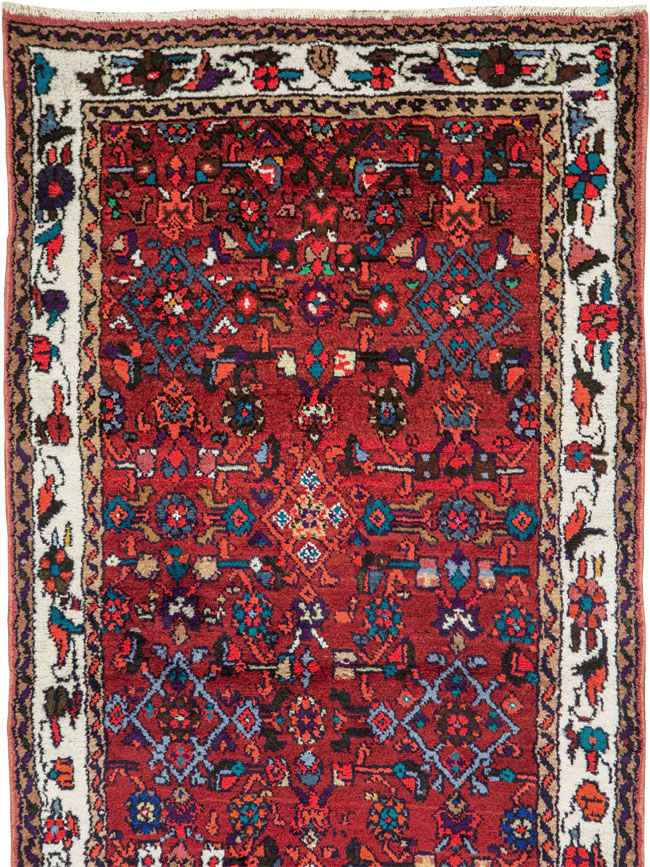 Vintage Persian Hamadan Runner, No.26193 - Gss
