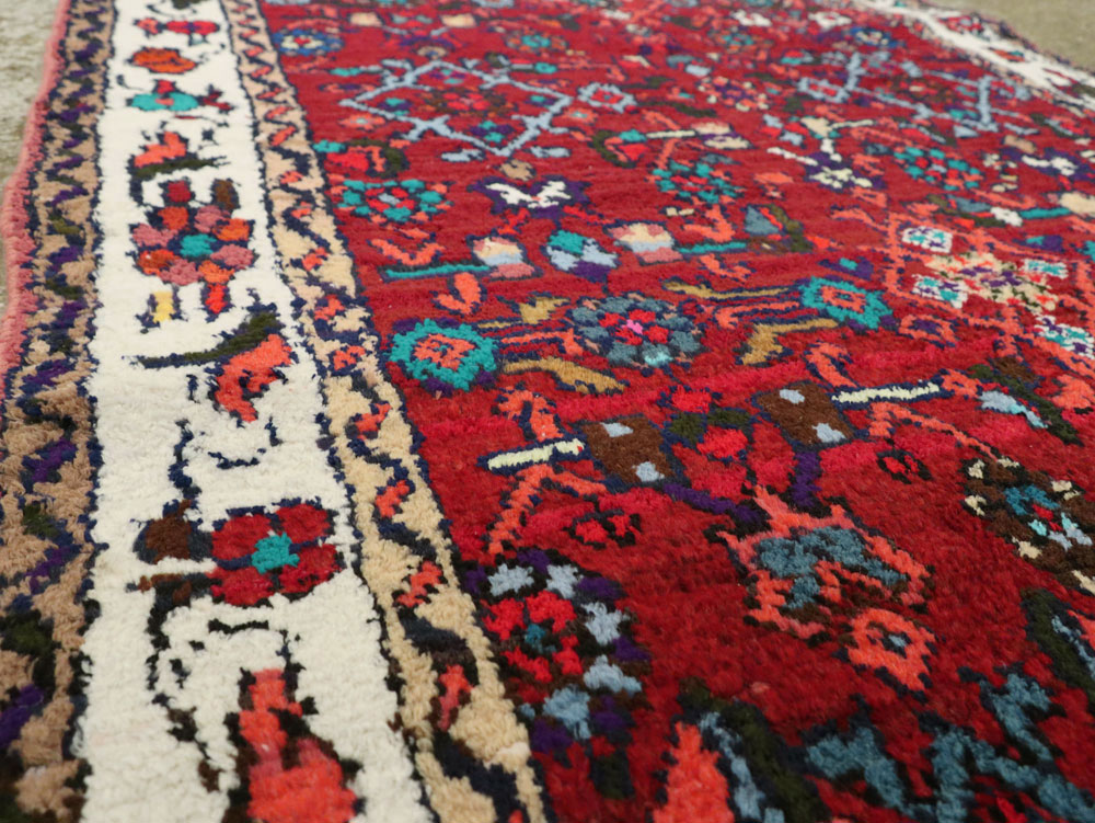 Vintage Persian Hamadan Runner, No.26193 - Gss