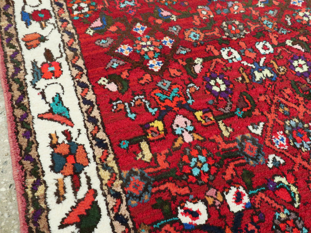 Vintage Persian Hamadan Runner, No.26193 - Gss