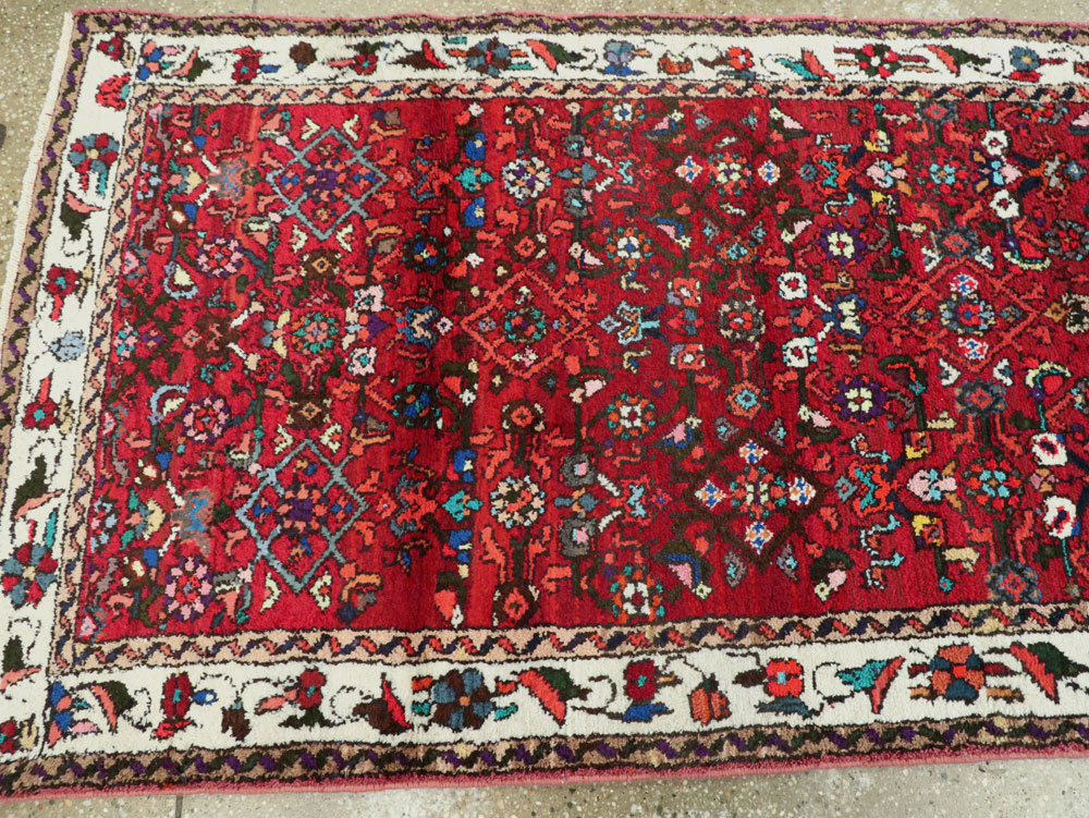 Vintage Persian Hamadan Runner, No.26193 - Gss