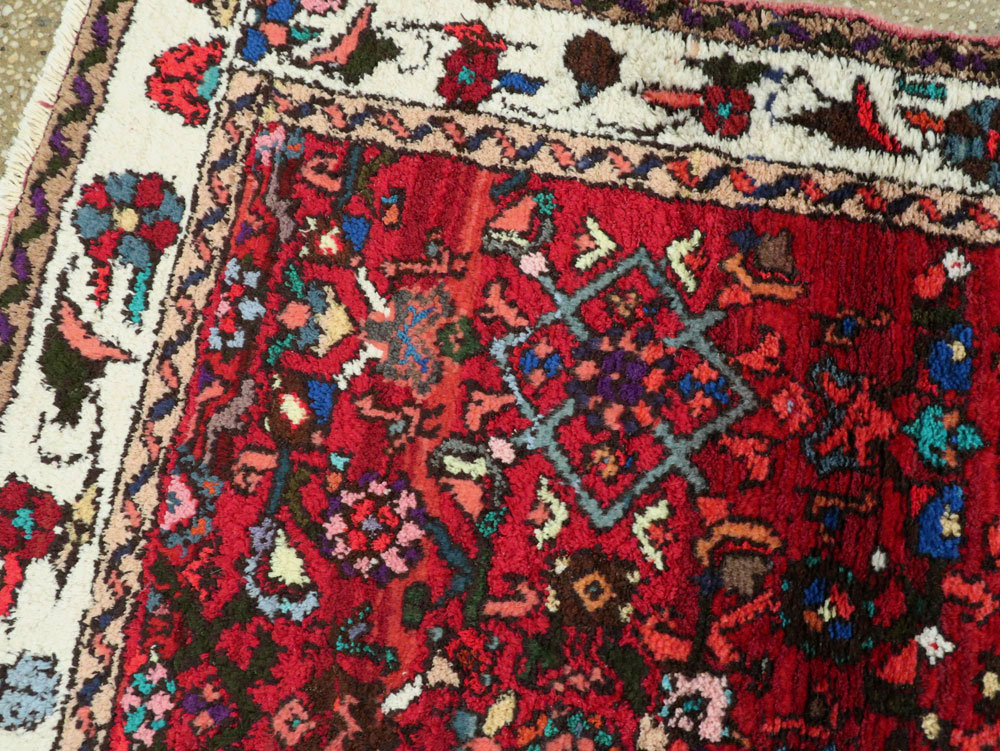 Vintage Persian Hamadan Runner, No.26193 - Gss