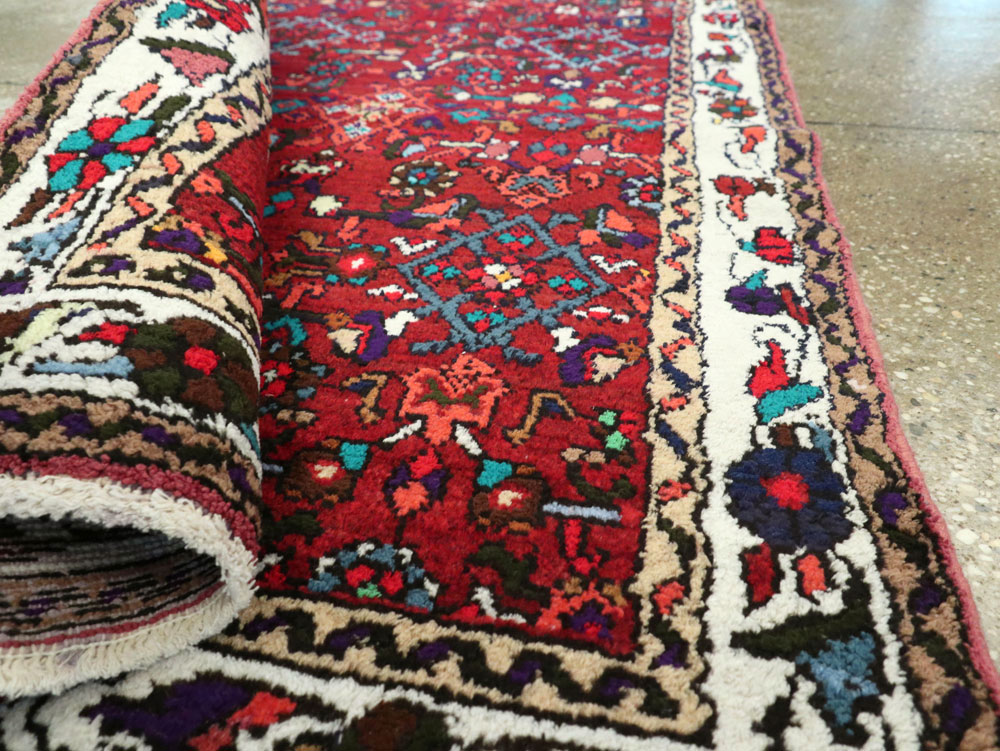 Vintage Persian Hamadan Runner, No.26193 - Gss