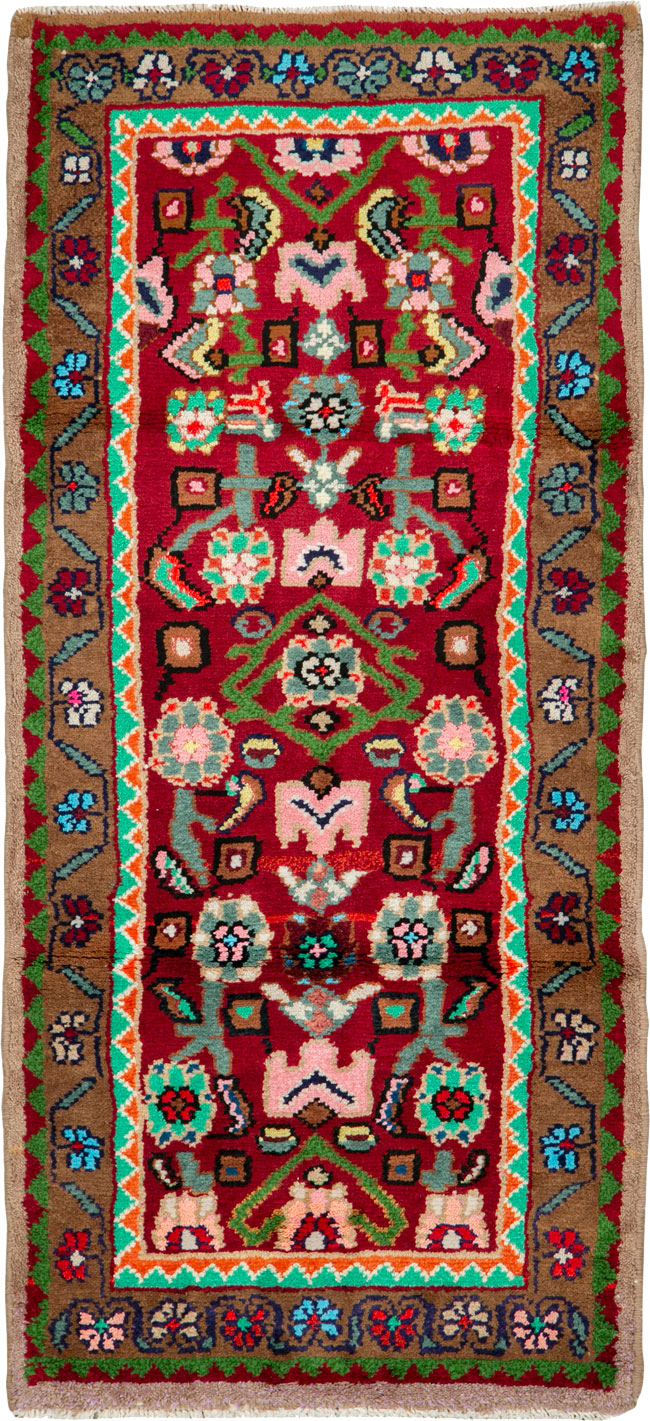 Vintage Persian Hamadan Rug, No.26199 - Gss