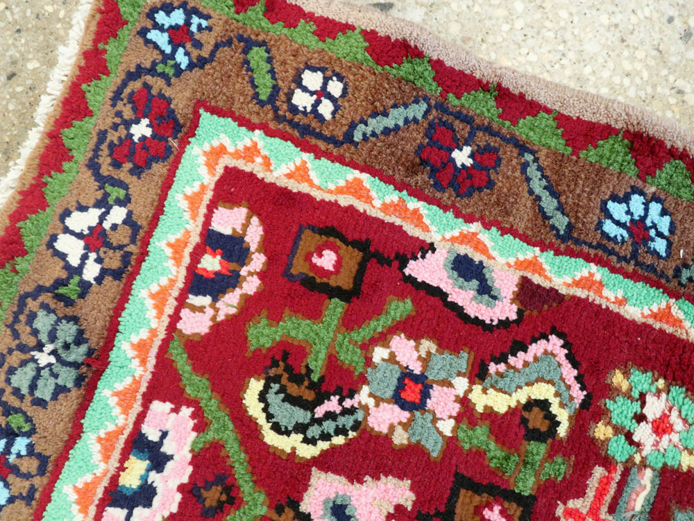 Vintage Persian Hamadan Rug, No.26199 - Gss