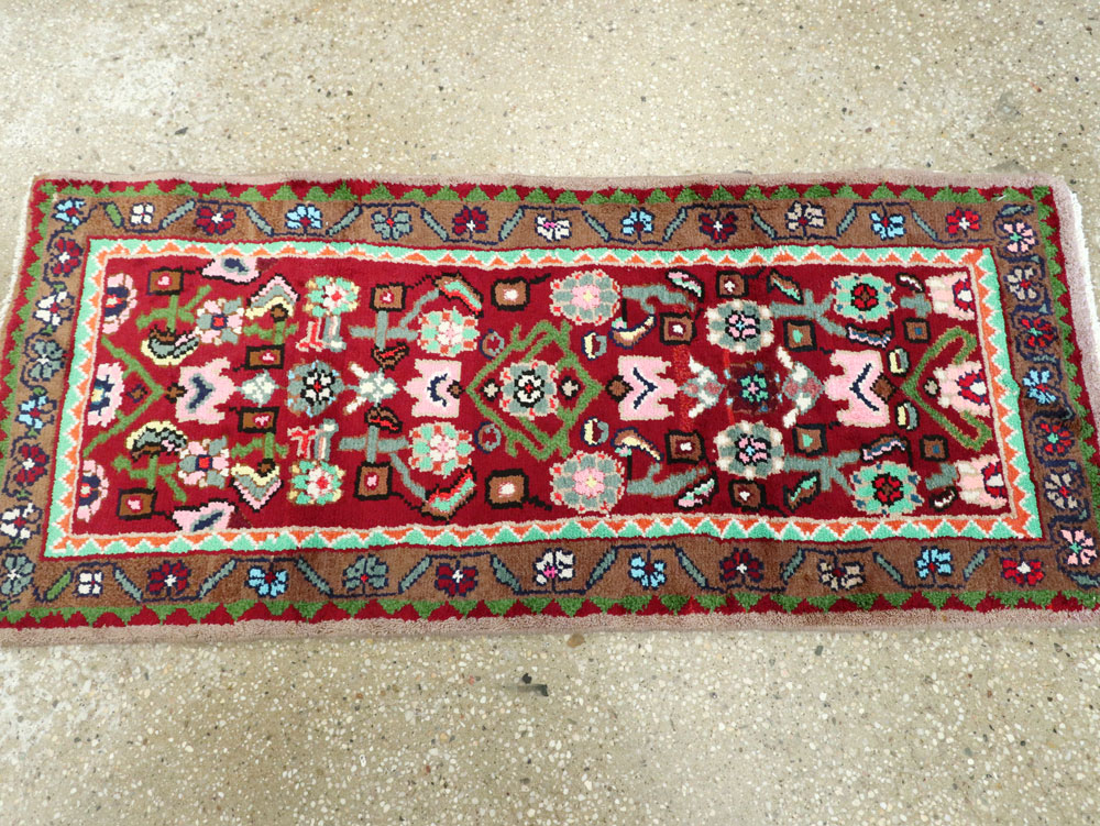 Vintage Persian Hamadan Rug, No.26199 - Gss