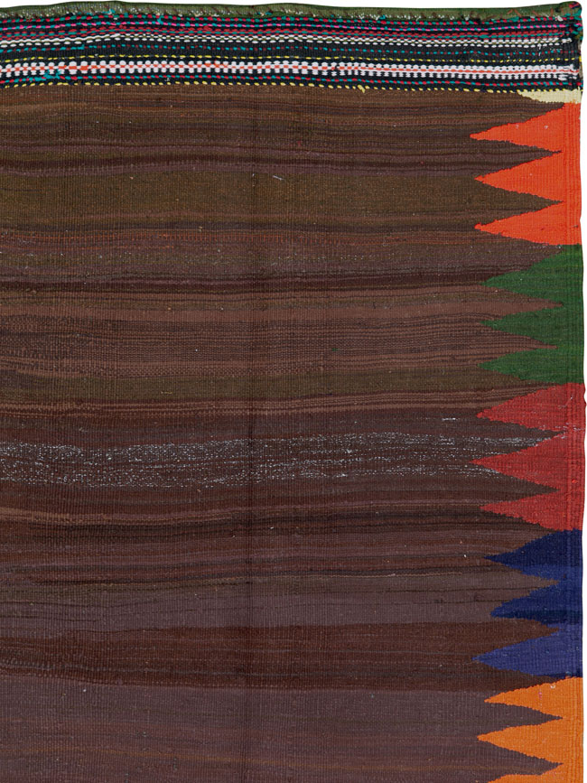 Vintage Persian Flatweave, No.26202 - Gss