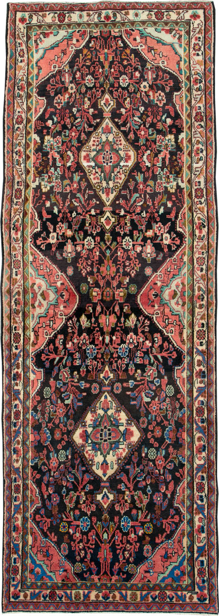 Vintage Persian Hamadan Runner, No.26203 - Gss