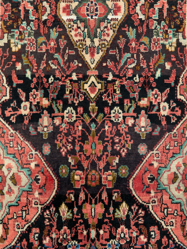 Vintage Persian Hamadan Runner, No.26203 - Gss