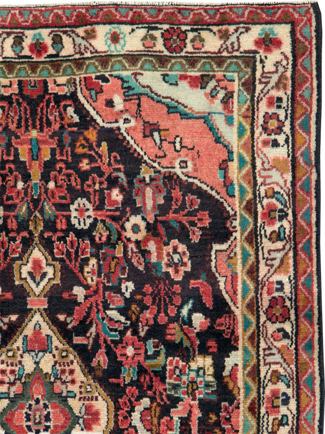 Vintage Persian Hamadan Runner, No.26203 - Gss