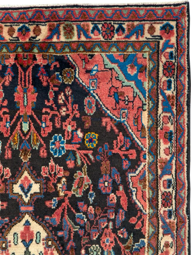 Vintage Persian Hamadan Runner, No.26203 - Gss