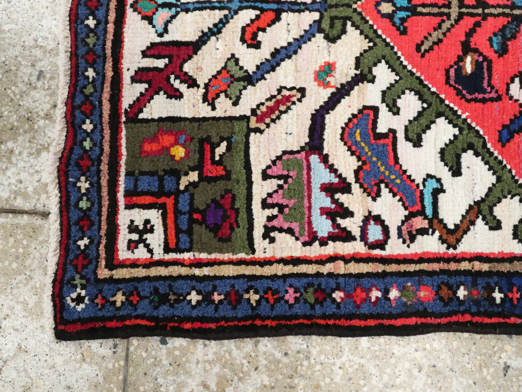 Vintage Persian Hamadan Rug, No.26207 - Gss