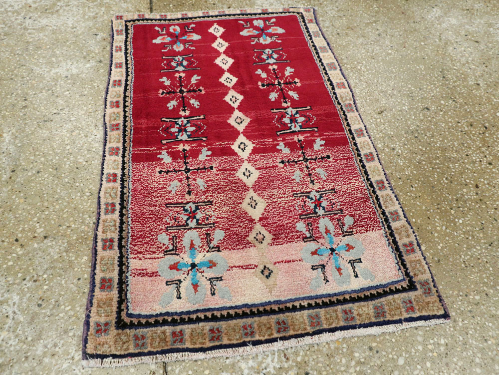 Vintage Persian Hamadan Rug, No.26208 - Gss
