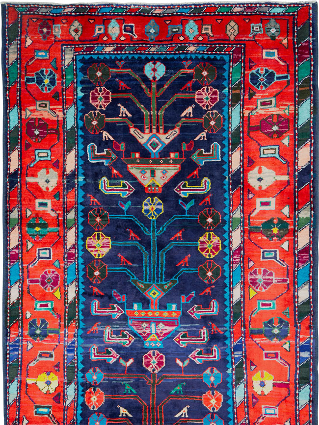 Vintage Persian Hamadan Rug, No.26214 - Gss