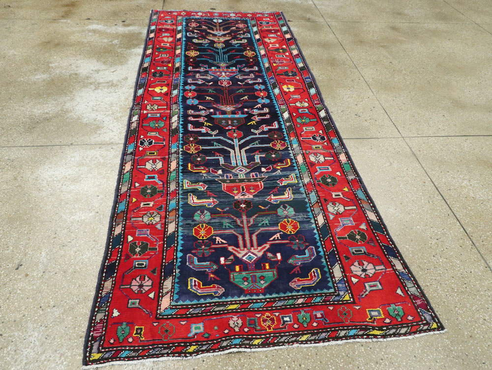 Vintage Persian Hamadan Rug, No.26214 - Gss