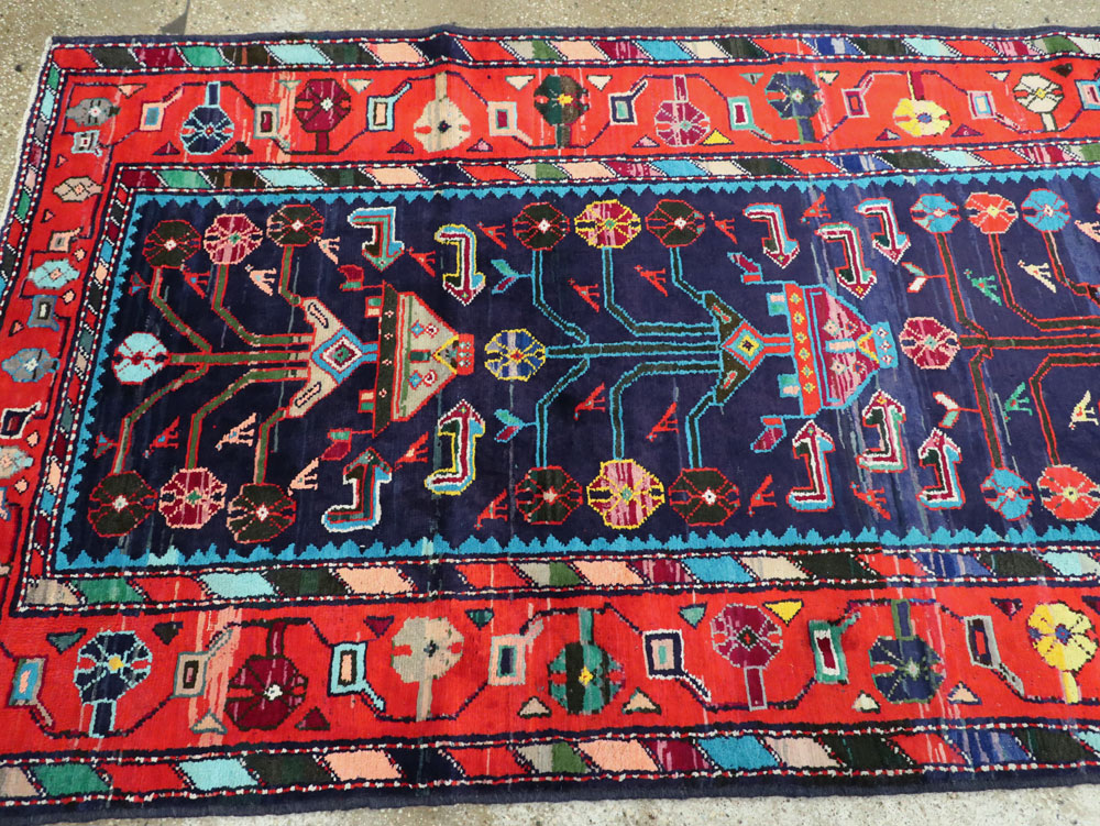 Vintage Persian Hamadan Rug, No.26214 - Gss