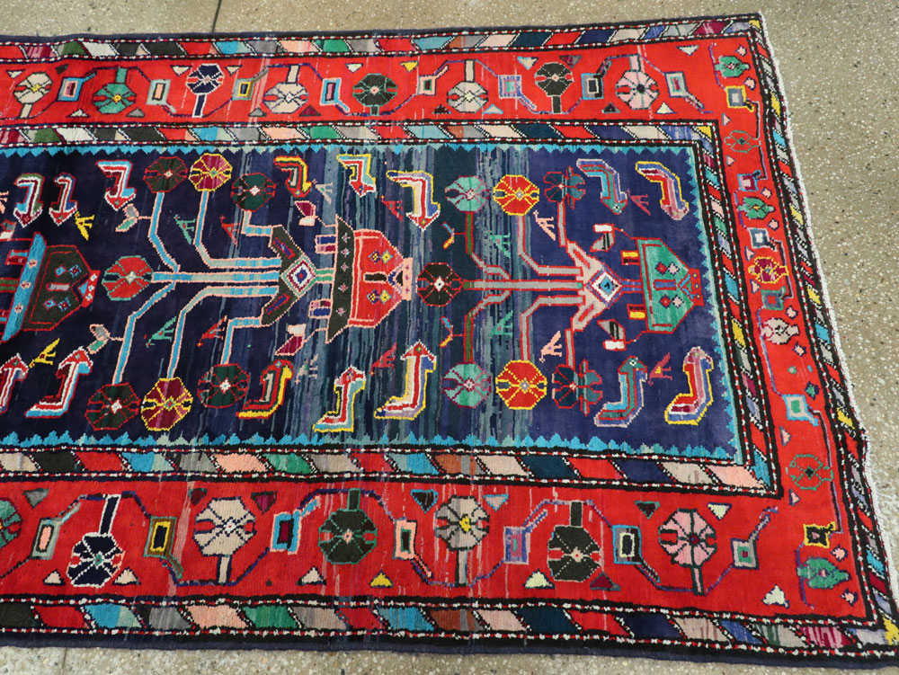 Vintage Persian Hamadan Rug, No.26214 - Gss
