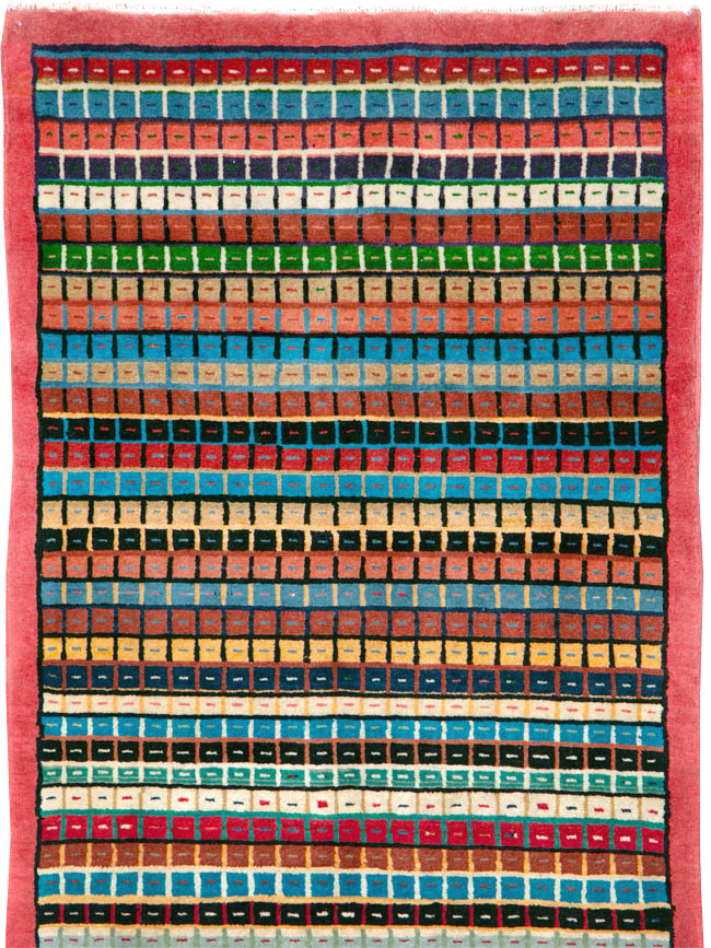 Vintage Persian Mahal Runner, No.26218 - Gss