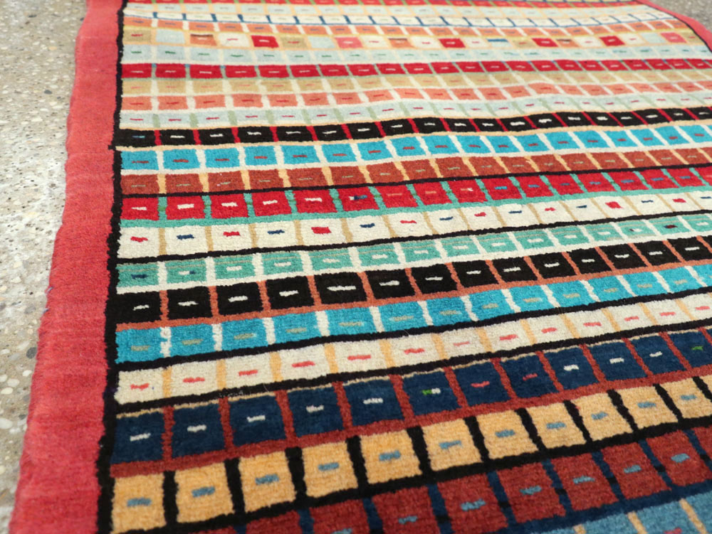 Vintage Persian Mahal Runner, No.26218 - Gss