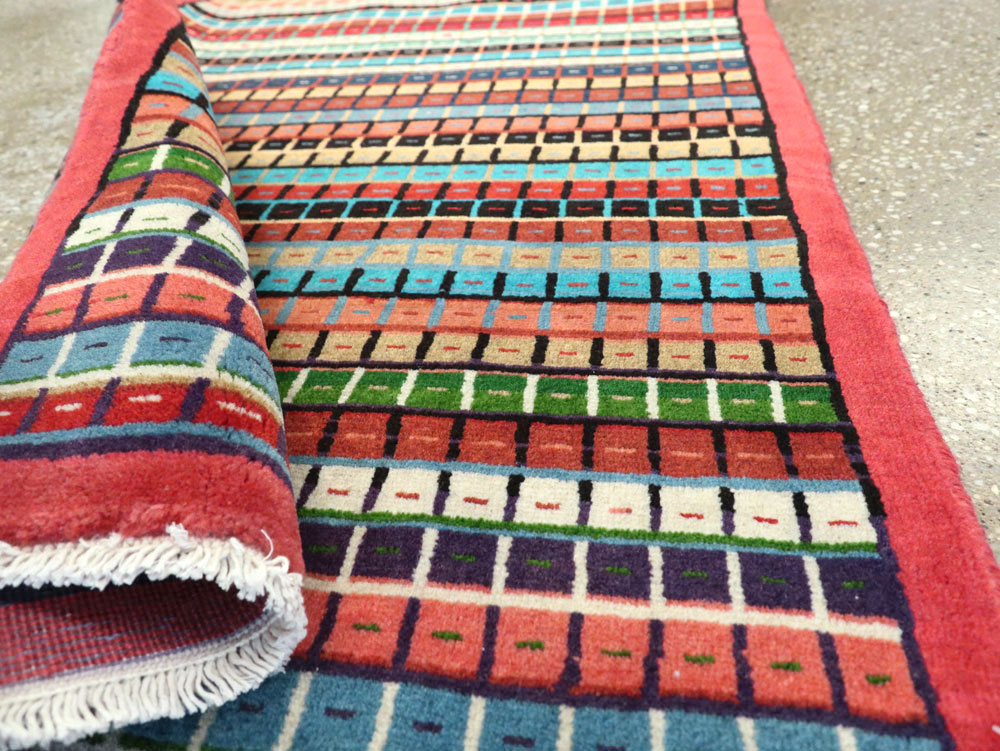 Vintage Persian Mahal Runner, No.26218 - Gss