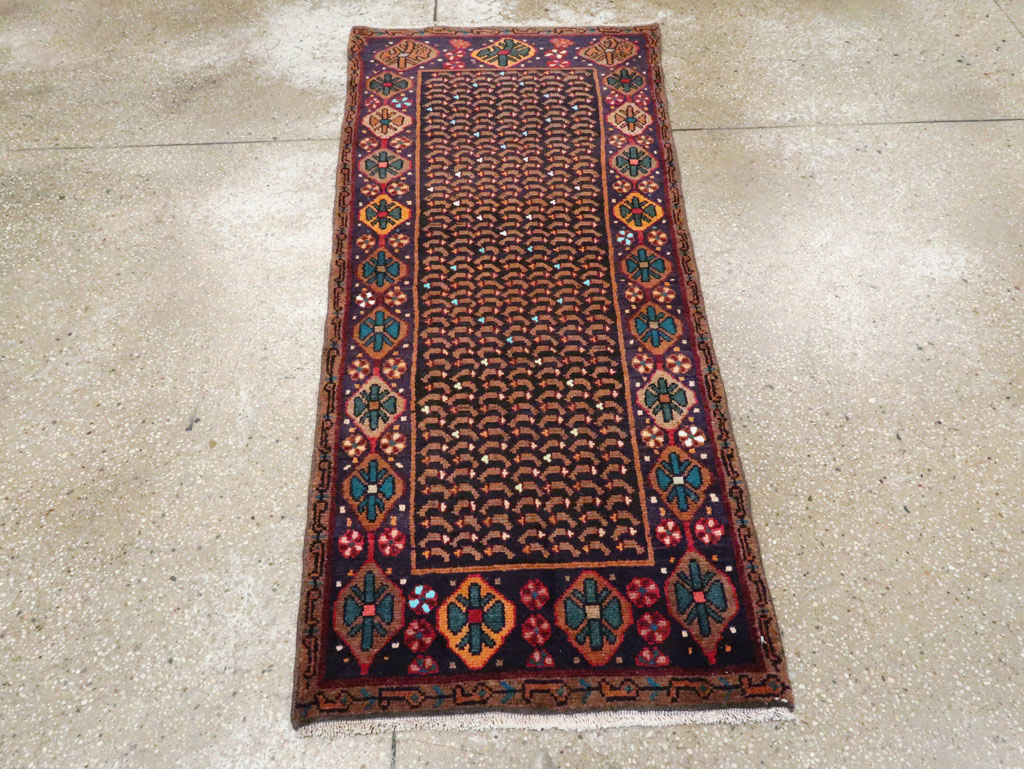 Vintage Persian Baluch Throw Rug, No.26219 - Gss