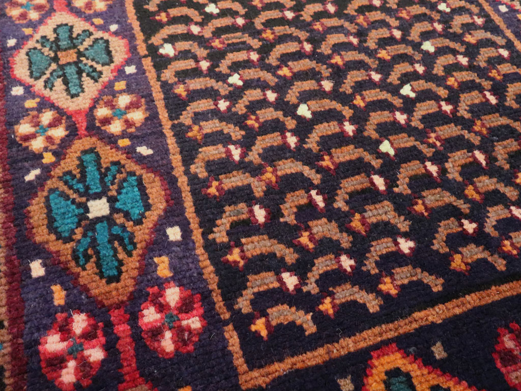 Vintage Persian Baluch Throw Rug, No.26219 - Gss