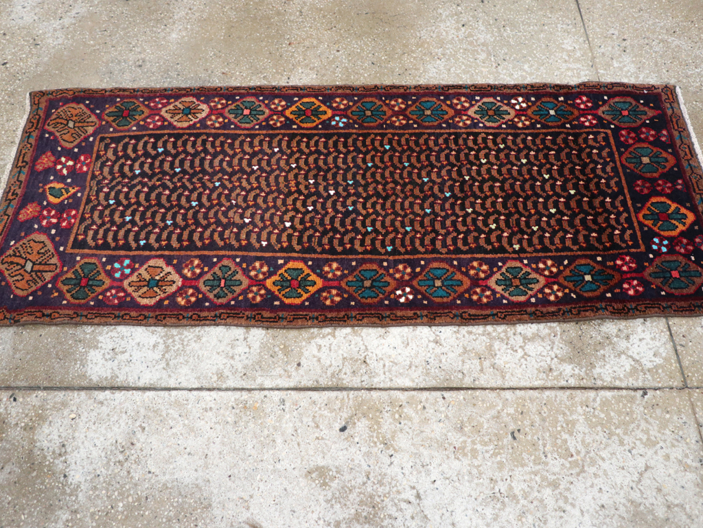 Vintage Persian Baluch Throw Rug, No.26219 - Gss