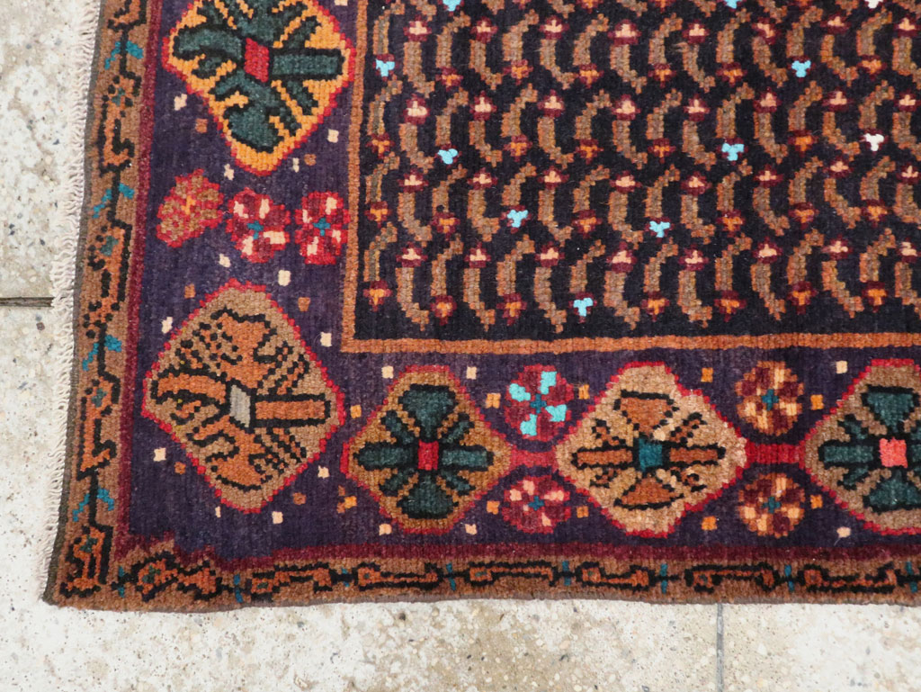 Vintage Persian Baluch Throw Rug, No.26219 - Gss