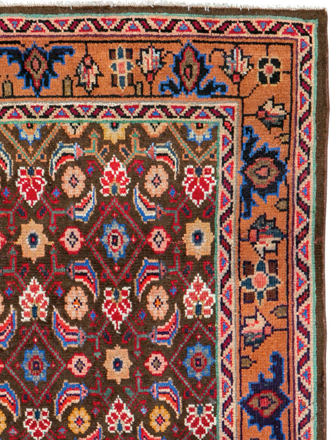 Vintage Persian Hamadan Rug, No.26223 - Gss