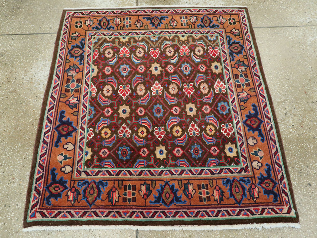 Vintage Persian Hamadan Rug, No.26223 - Gss