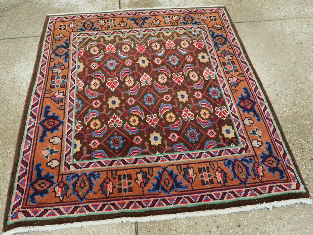 Vintage Persian Hamadan Rug, No.26223 - Gss