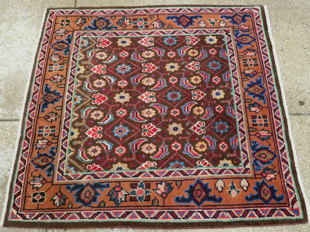 Vintage Persian Hamadan Rug, No.26223 - Gss