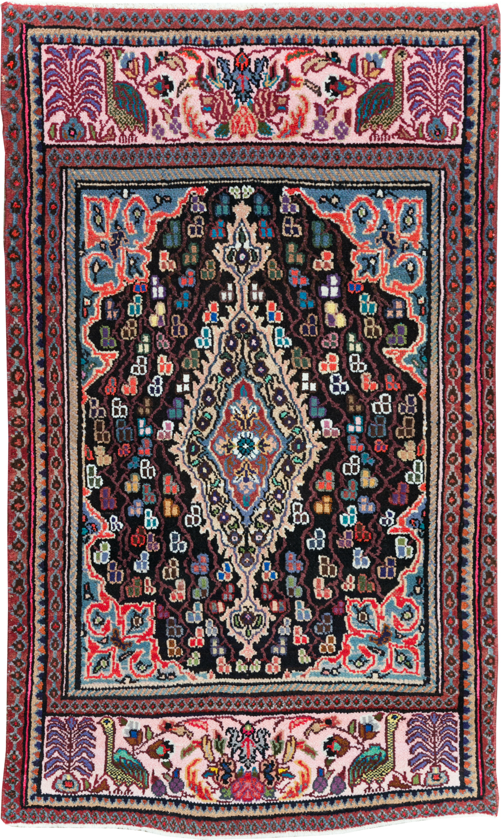 Vintage Persian Hamadan Rug, No.26224 - Gss