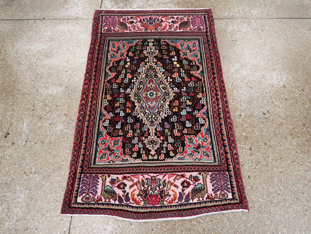 Vintage Persian Hamadan Rug, No.26224 - Gss