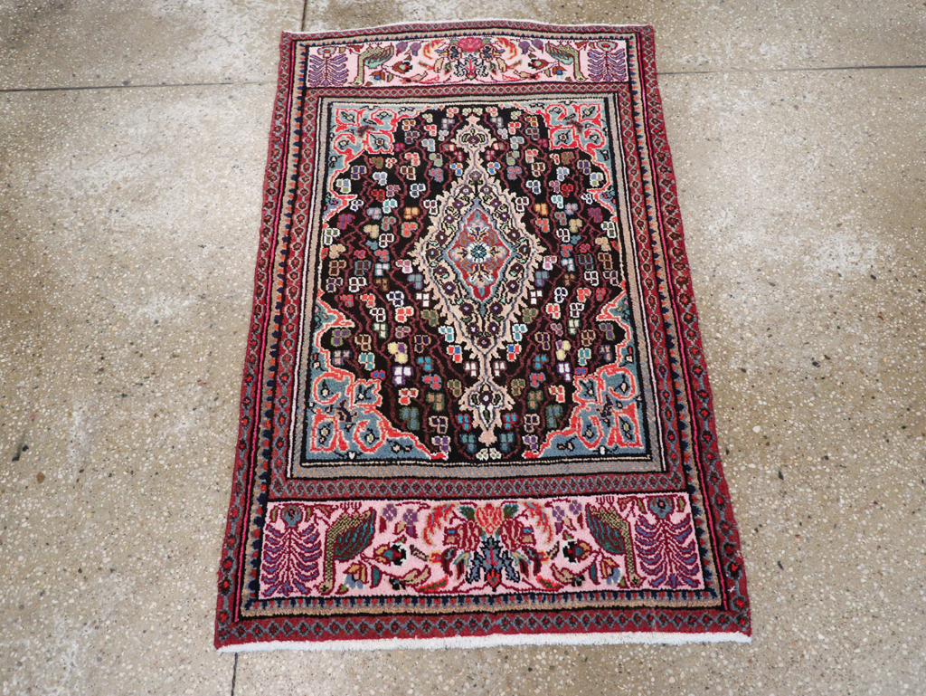 Vintage Persian Hamadan Rug, No.26224 - Gss