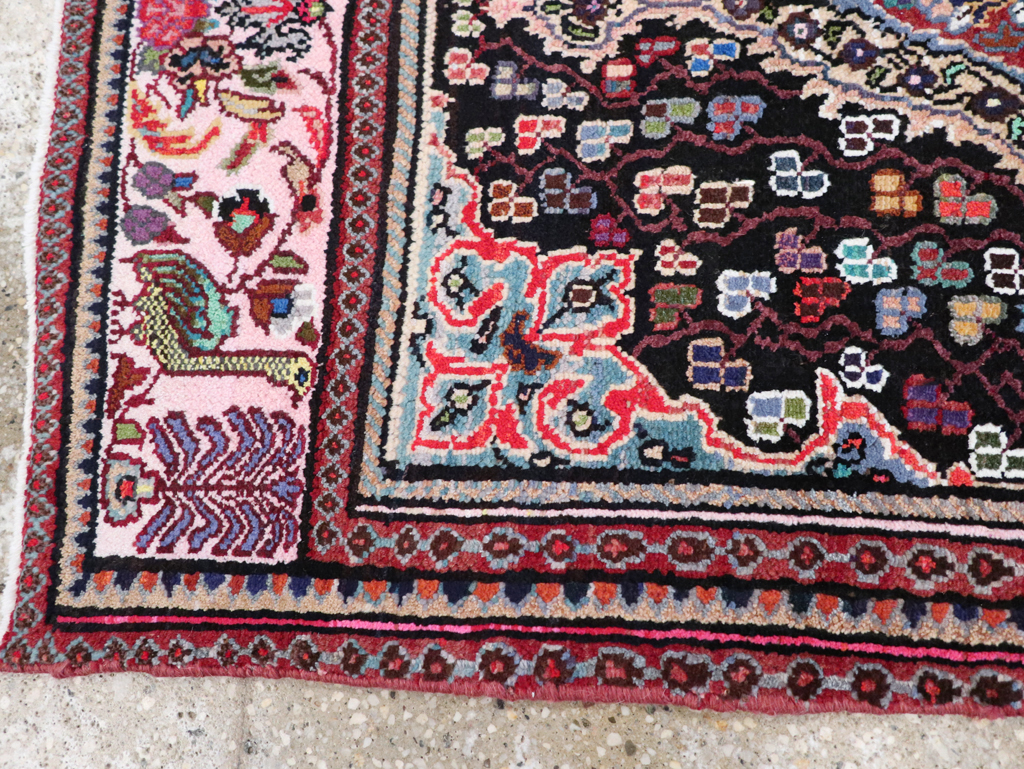 Vintage Persian Hamadan Rug, No.26224 - Gss
