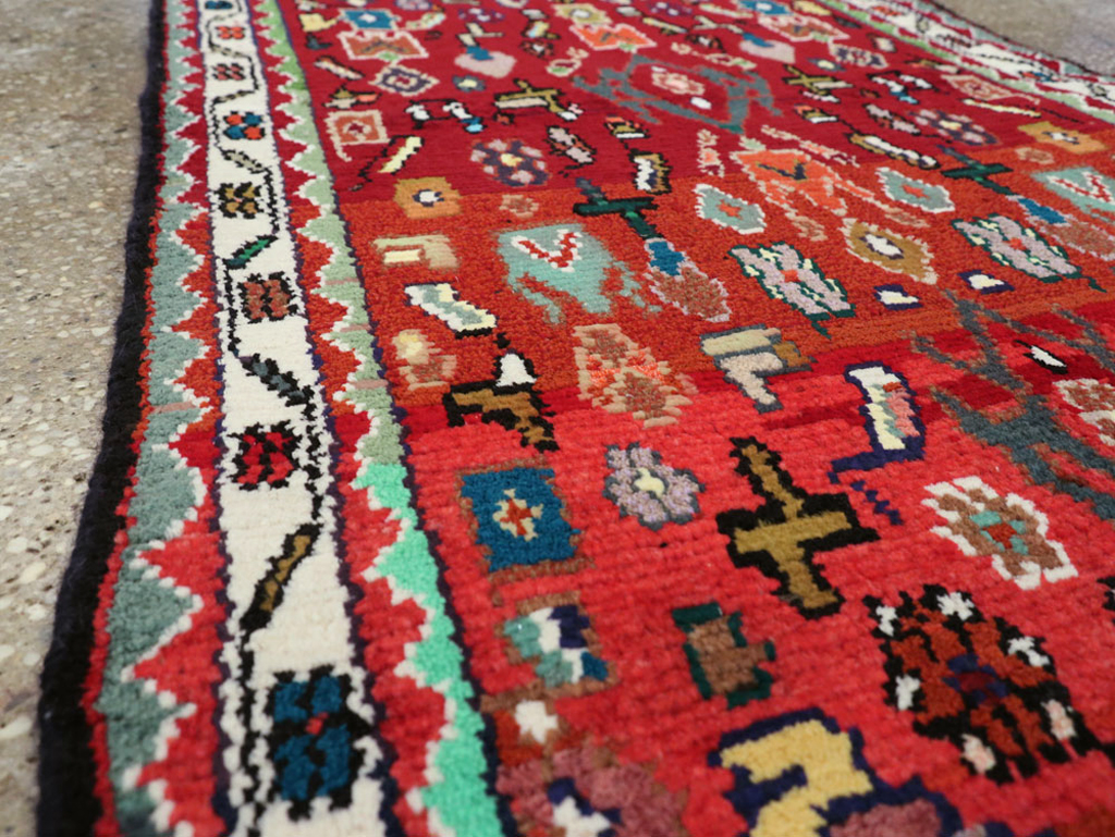 Vintage Persian Hamadan Rug, No.26226 - Gss