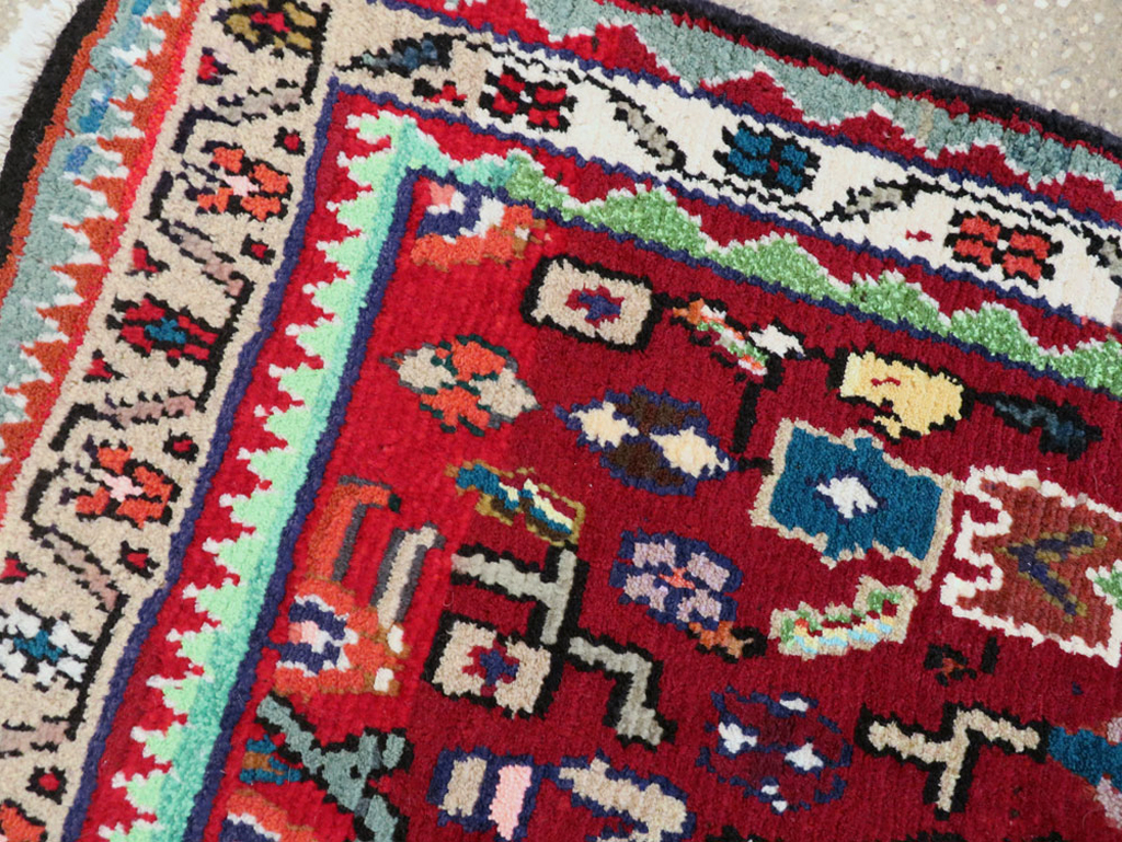 Vintage Persian Hamadan Rug, No.26226 - Gss