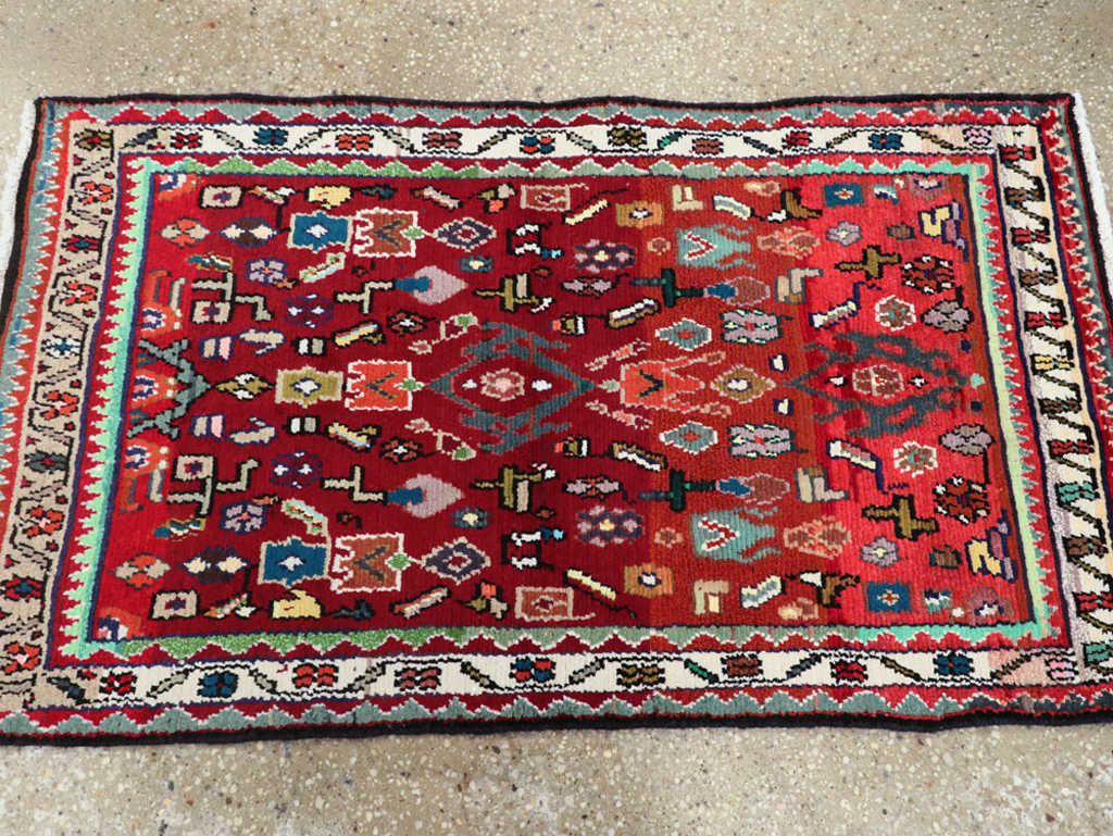 Vintage Persian Hamadan Rug, No.26226 - Gss