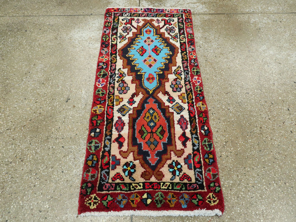 Vintage Persian Hamadan Rug, No.26229 - Gss