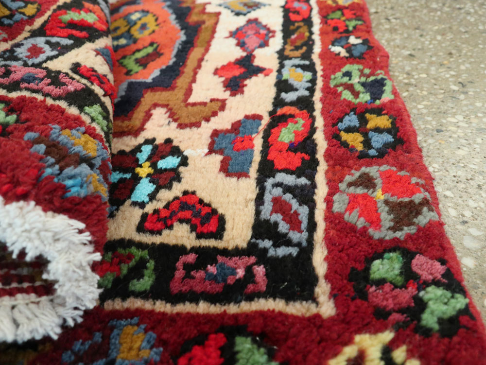 Vintage Persian Hamadan Rug, No.26229 - Gss