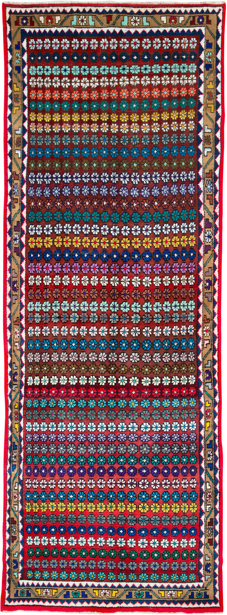 Vintage Persian Mahal Runner, No.26230 - Gss