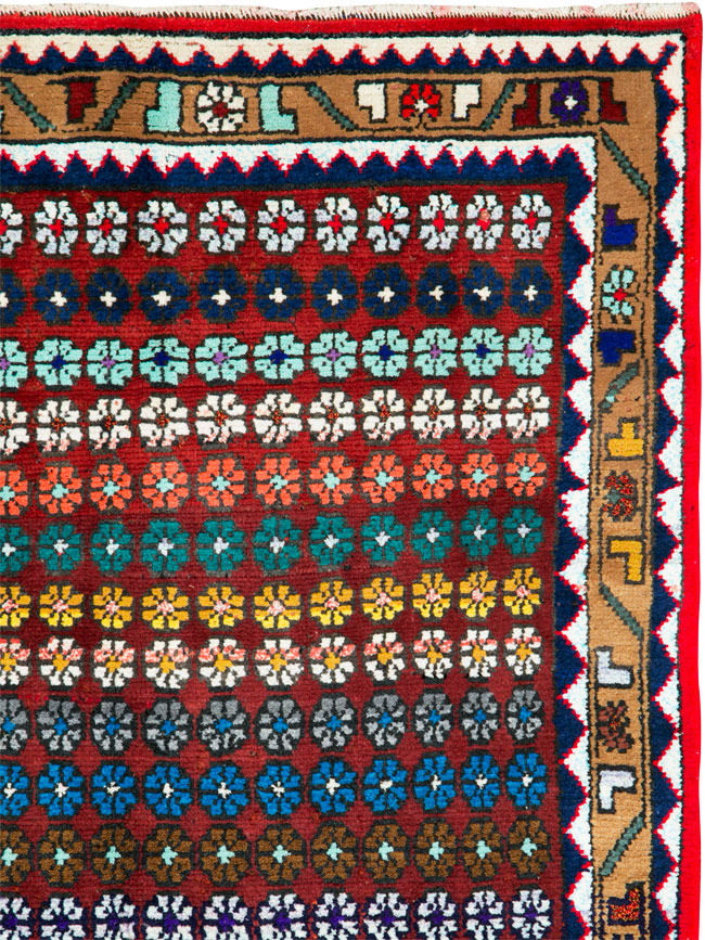 Vintage Persian Mahal Runner, No.26230 - Gss