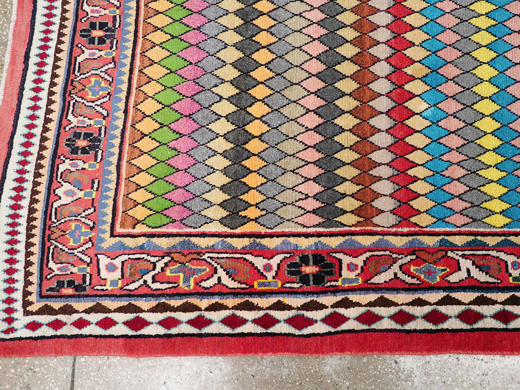Vintage Persian Mahal Runner, No.26232 - Gss
