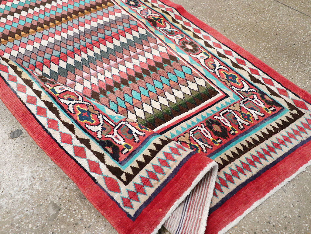 Vintage Persian Mahal Runner, No.26232 - Gss